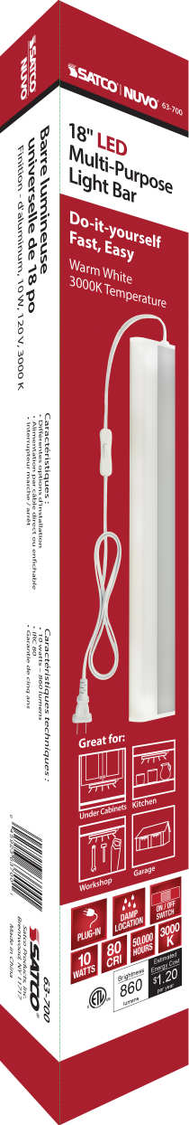 UNDER CAB LIGHT BAR LED 18" - 63-700