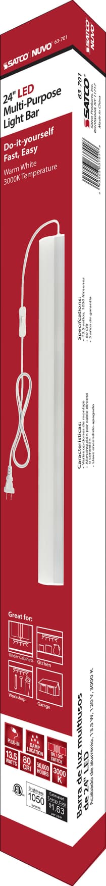 UNDER CAB LIGHT BAR LED 24" - 63-701