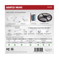 TAPE/RGBTW/IP20/PLUG/16' - 64-110