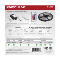 TAPE/RGBTW-HO/IP20/JBOX/SF/16' - 64-133