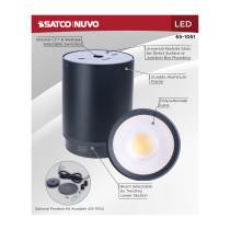 LED CYLINDER FLUSH BLACK - 65-1051