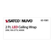 2FT LED CEILING WRAP - 65-1081