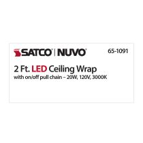 2FT LED CEILING WRAP - 65-1091