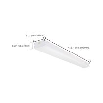 40W LED EM WIDE STRIP 5K - 65-1156