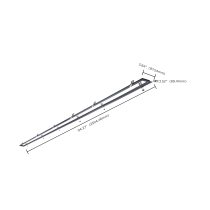 8' BLACK FLANGE KIT - 65-1235