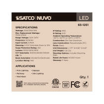 LED FLOOD 25W FIELD SEL BLACK - 65-1251