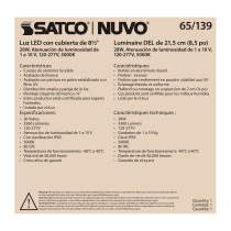 28W LED CANOPY FIXTURE 8.5" - 65-139