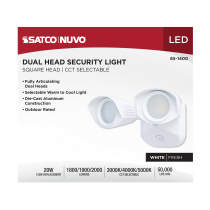 LED 2 SQUARE HEAD SECURITY LGT - 65-1400