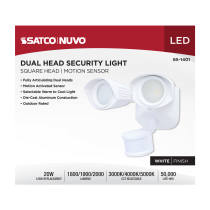 LED 2 SQUARE HEAD SECURITY LGT - 65-1401