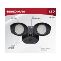 LED 2 SQUARE HEAD SECURITY LGT - 65-1402