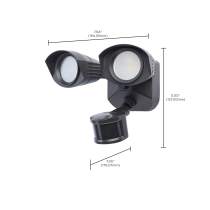 LED 2 SQUARE HEAD SECURITY LGT - 65-1403