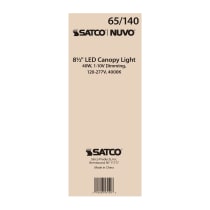 40W LED CANOPY FIXTURE 8.5" - 65-140