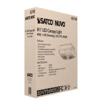 40W LED CANOPY FIXTURE 8.5" - 65-140