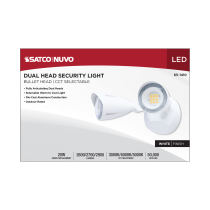 LED 2 BULLET HEAD SECURITY LGT - 65-1410