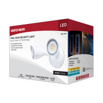 LED 2 BULLET HEAD SECURITY LGT - 65-1410