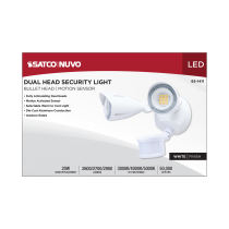 LED 2 BULLET HEAD SECURITY LGT - 65-1411