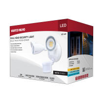 LED 2 BULLET HEAD SECURITY LGT - 65-1411
