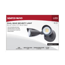 LED 2 BULLET HEAD SECURITY LGT - 65-1412