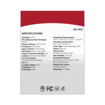 LED 2 BULLET HEAD SECURITY LGT - 65-1412
