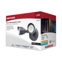 LED 2 BULLET HEAD SECURITY LGT - 65-1412