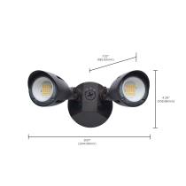 LED 2 BULLET HEAD SECURITY LGT - 65-1412