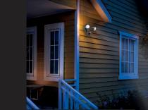 LED 2 BULLET HEAD SECURITY LGT - 65-1413