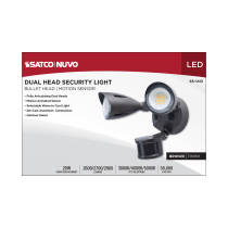 LED 2 BULLET HEAD SECURITY LGT - 65-1413