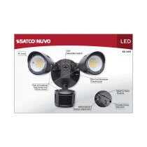 LED 2 BULLET HEAD SECURITY LGT - 65-1413