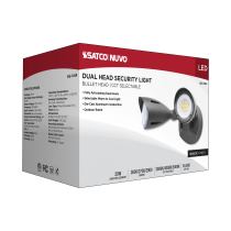 LED 2 BULLET HEAD SECURITY LGT - 65-1414