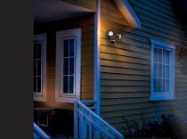 LED 2 BULLET HEAD SECURITY LGT - 65-1415