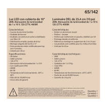 28W LED CANOPY FIXTURE 10" - 65-142