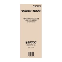 28W LED CANOPY FIXTURE 10" - 65-143