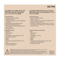 40W LED CANOPY FIXTURE 10" - 65-144