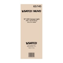 40W LED CANOPY FIXTURE 10" - 65-145