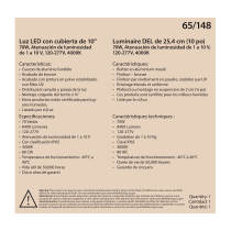 70W LED CANOPY FIXTURE 10" - 65-148