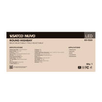 LED SELECTABLE HIGH BAY BLACK - 65-1520