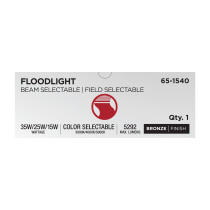LED FLOOD LIGHT BRONZE FINISH - 65-1540