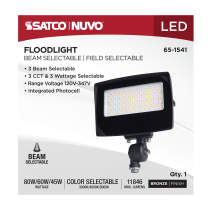 LED FLOOD LIGHT BRONZE FINISH - 65-1541