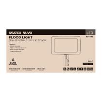 LED FLOOD LIGHT BRONZE FINISH - 65-1543