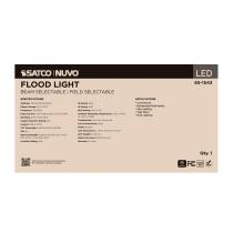 LED FLOOD LIGHT BRONZE FINISH - 65-1543