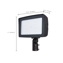 LED FLOOD LIGHT BRONZE FINISH - 65-1543