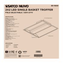 2X2 SINGLE BASKET TROFFER - 65-1600