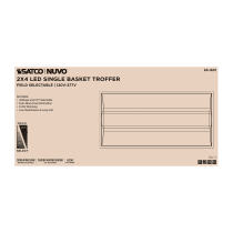 2X4 SINGLE BASKET TROFFER - 65-1601