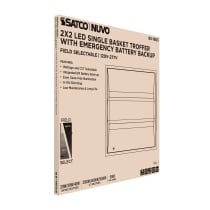 2X2 EM SINGLE BASKET TROFFER - 65-1603