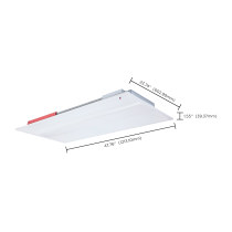 2X4 EM SINGLE BASKET TROFFER - 65-1604