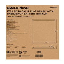2X2 LED EM BACKLIT FLAT PANEL - 65-1665