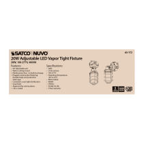 LED ADJUSTABLE VAPOR TIGHT - 65-172