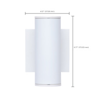 1 LT LED SM UP OR DOWN SCONCE - 65-1750