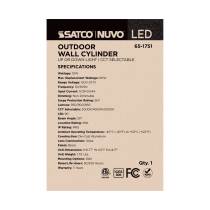 1 LT LED SM UP OR DOWN SCONCE - 65-1751