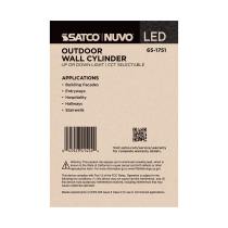 1 LT LED SM UP OR DOWN SCONCE - 65-1751